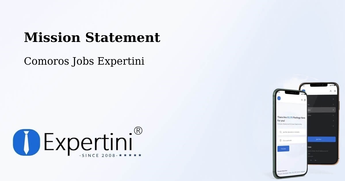 Corporate Mission – Comoros - Comoros Jobs Expertini